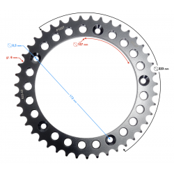 (WHOLESALE) VOGE 525ACX/525DSX Sprocket (290420297-0001)