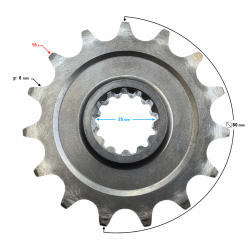 (WHOLESALE) VOGE 625DSX Delivery Sprocket (191600078-0001)