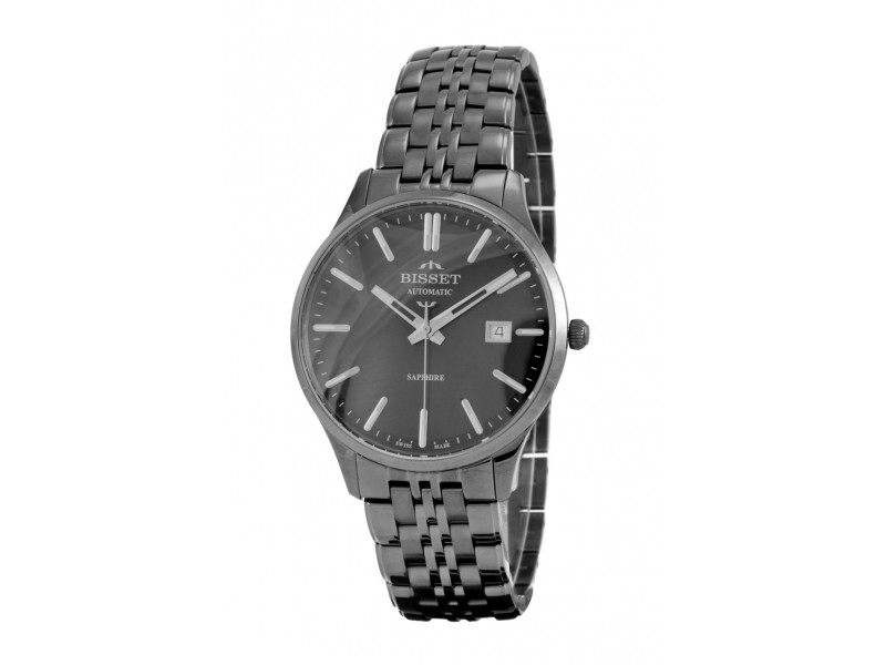 Zegarek Bisset męski mechaniczny na bransolecie BSMF37 grafit/grafit