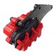 Front brake calipper red for Hyper 125 E5