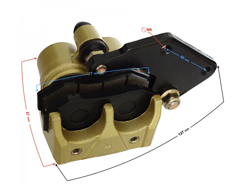 Rear brake caliper DB125