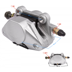 Rear brake caliper for ATV Mikilon