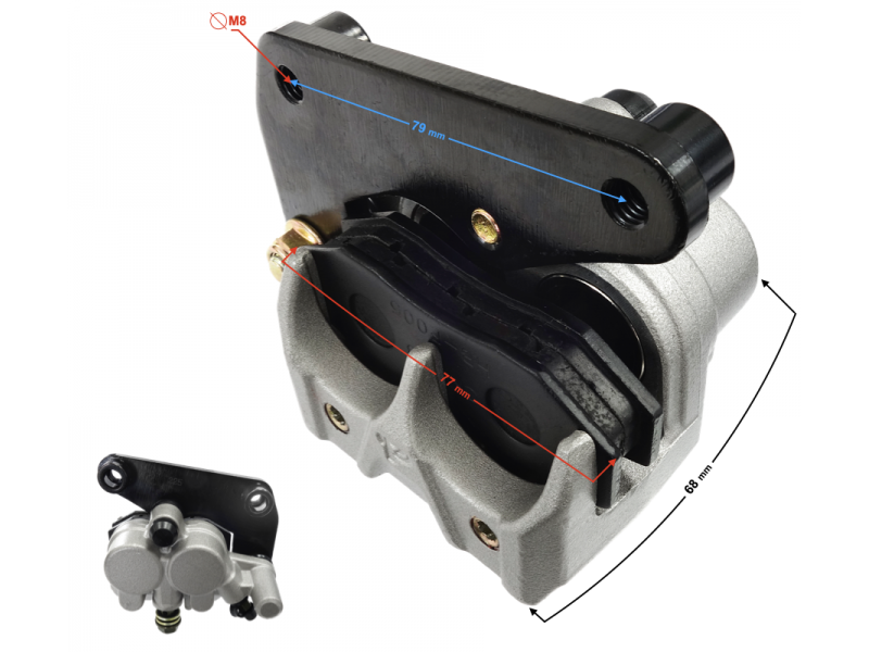 Front brake caliper DB250 MZK Front brake caliper DB250 MZK