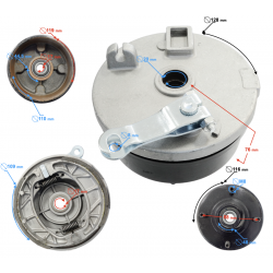 Brake drum right front ATV Eagle