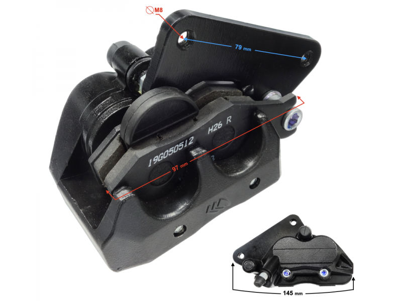 Brake caliper front right VOGE 300 AC