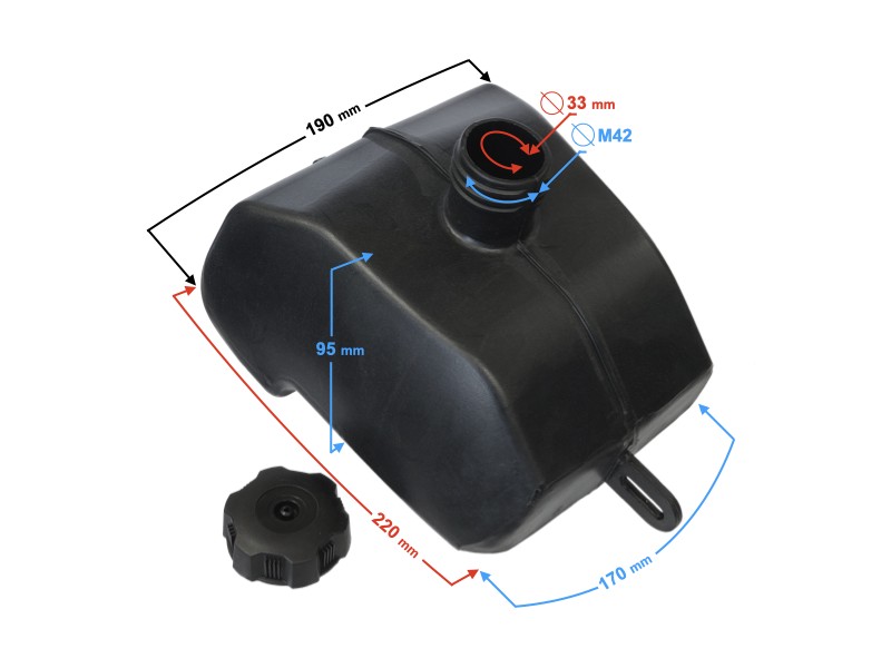 Fuel tank for ATV 110
