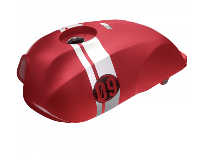 Fuel tank maroon version 2 Cafe Racer 50