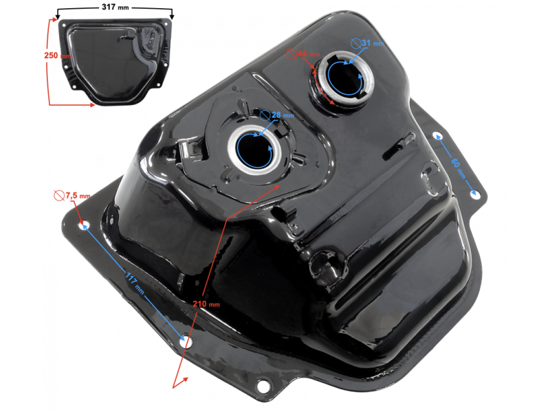 Fuel tank Active 50cc Euro 5