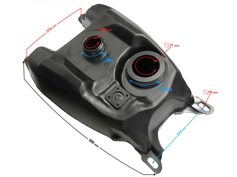 Fuel tank for Tactic 550