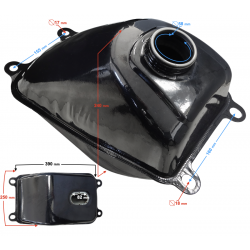 Fuel tank ATV Mikilon 180 (H)