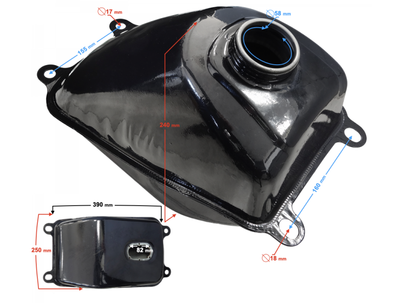 Fuel tank ATV Mikilon 180 (H)