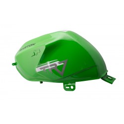 Green fuel tank for Travel 125 motorcycle