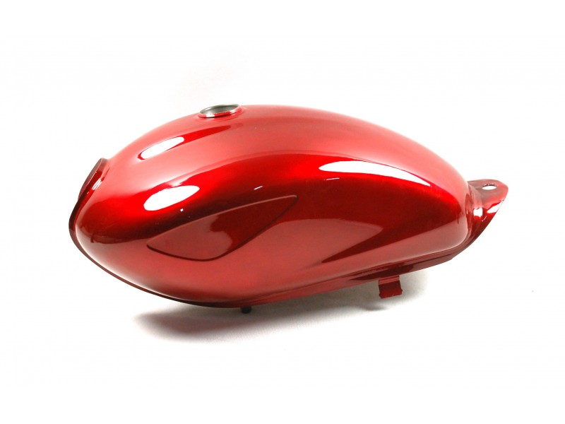 Red fuel tank for moped Patrol