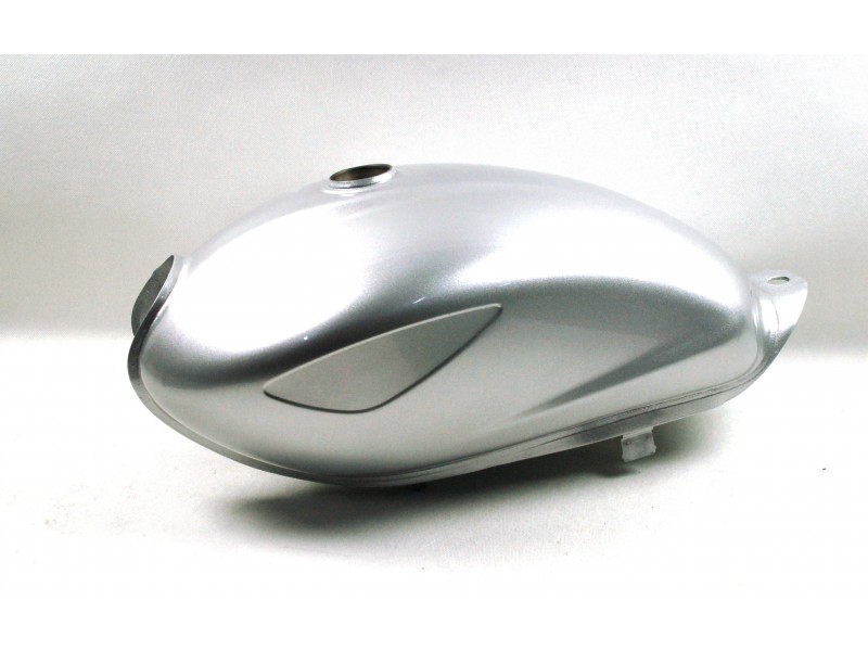 Silver Fuel Tank for moped Patrol