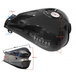 Black fuel tank Classic 125 (Euro 5)