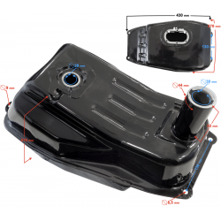 Fuel tank for B-Max scooter, injection