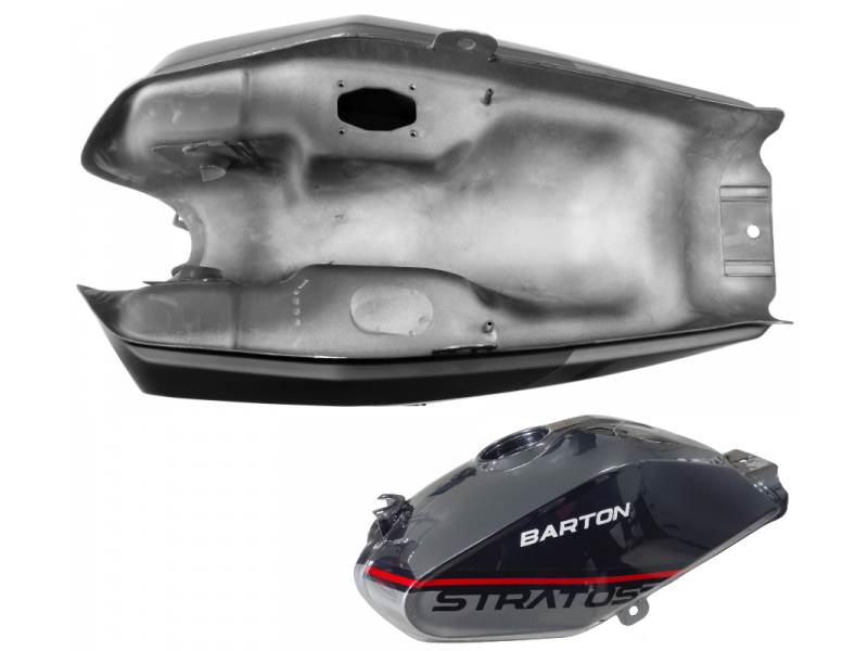 Red fuel tank for Stratos 125