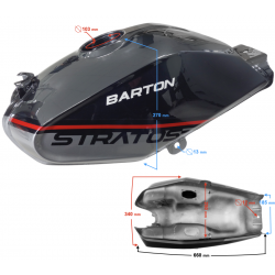 Red fuel tank for Stratos 125