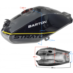 Yellow fuel tank for Stratos 125