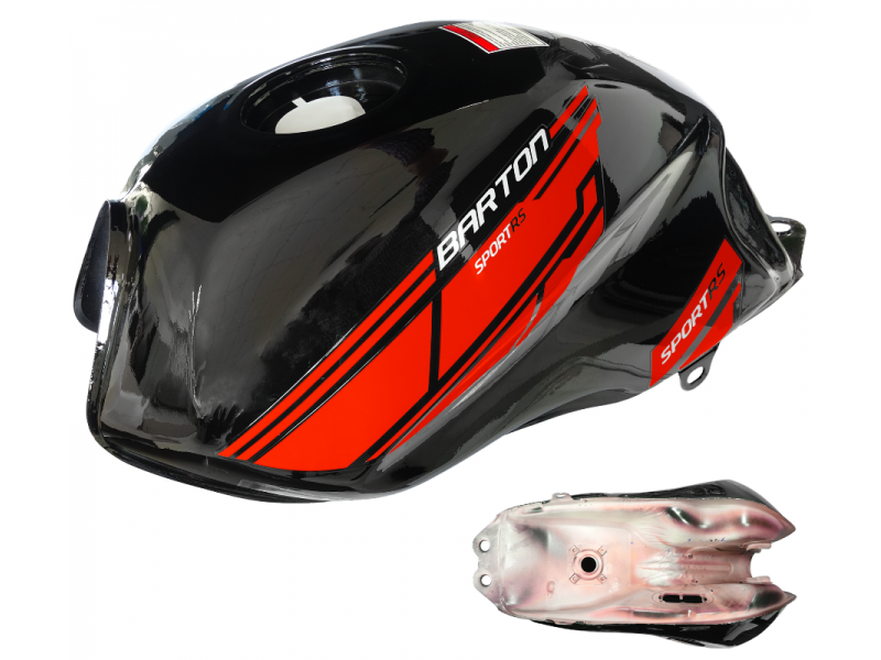 Black-red fuel tank for Sprint RS 2 / Euro 5 moped