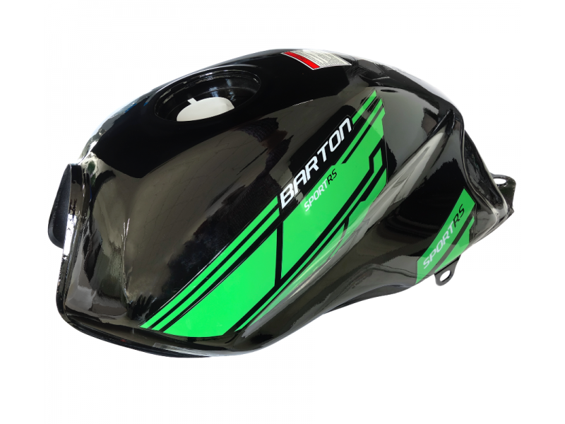 Black-green fuel tank for Sprint RS 2 / Euro 5 moped