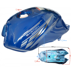 Blue fuel tank for Sprint 2 / Euro 5 moped