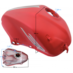 Fuel tank red VOGE 300 R