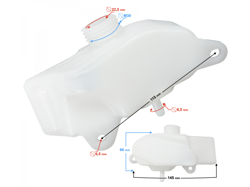 Coolant reservoir tank VOGE 300DS