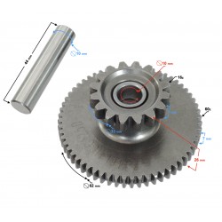 Large intermediate starter sprocket Bashan 200