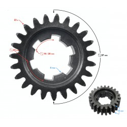 Intermediate starter sprocket WSK 125