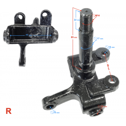 Right steering knuckle ATV Rocky/Thor 125