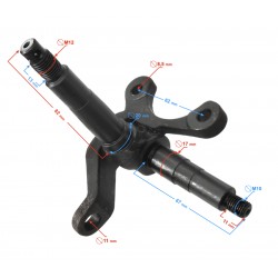 Left steering knuckle Pentora