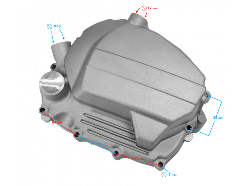 Clutch cover NXT250 type II