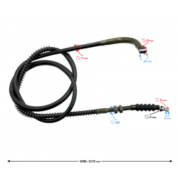 (SERVICE) Clutch cable Hyper 250 E5+