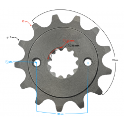 (SERVICE) Hyper 250 E5+ Transmission Sprocket