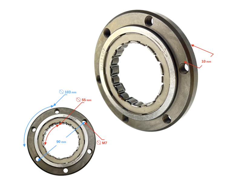 Starter Single Clutch Hisun Guardian 550L Starter Single Clutch