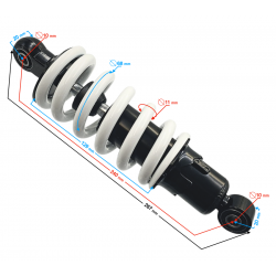 Shock absorber rear DB125-3L