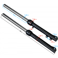 Front shock absorbers DB125-3