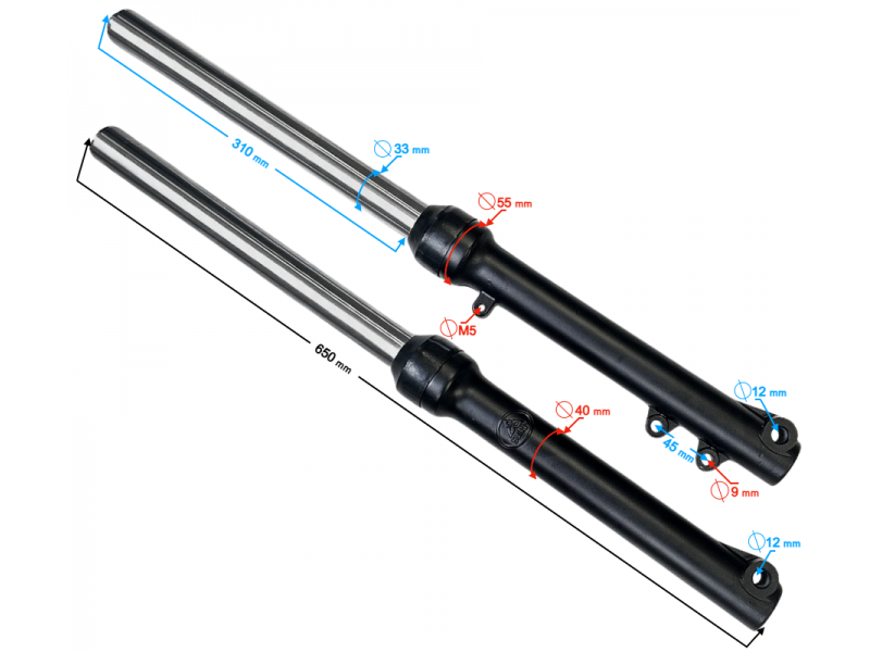 Front shock absorbers DB125-3