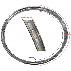 Front rim for Romet Komar