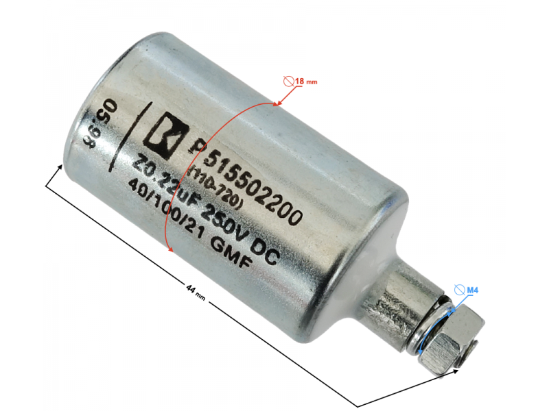 Capacitor for AWO