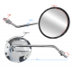 R + R mirrors ( thread diameter 8 mm) chrome