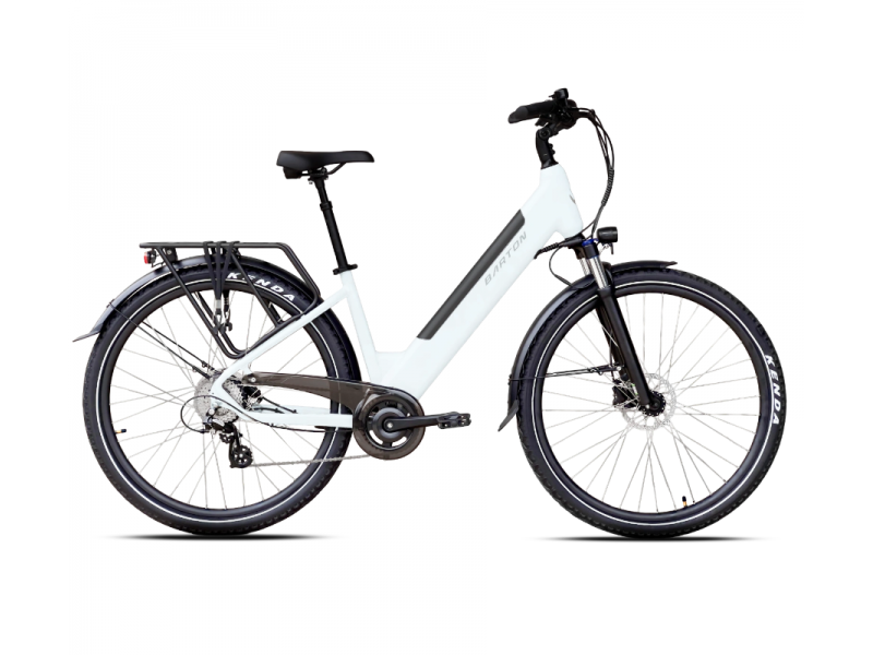 Rower elektryczny Barton E-smart 2.0 (28)(17)(36V13Ah) (468Wh) Biała perła