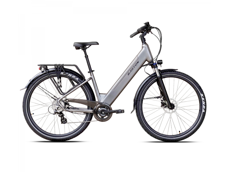 Rower elektryczny Barton E-smart 2.0 (28)(17)(36V13Ah) (468Wh) Tytanowy