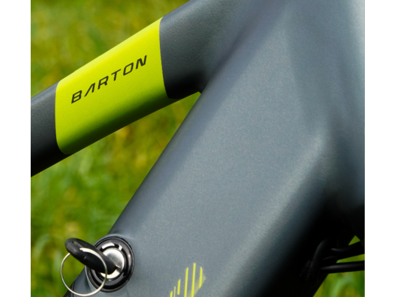 Rower elektryczny MTB Barton FOREST X-350 19 grafit-fluo 17,5Ah