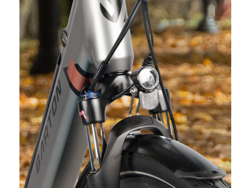 Rower elektryczny Barton Trip 2.0 Easy Biały 17 504Wh