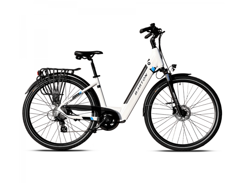Rower elektryczny Barton Trip 2.0 Easy Biały 17 504Wh