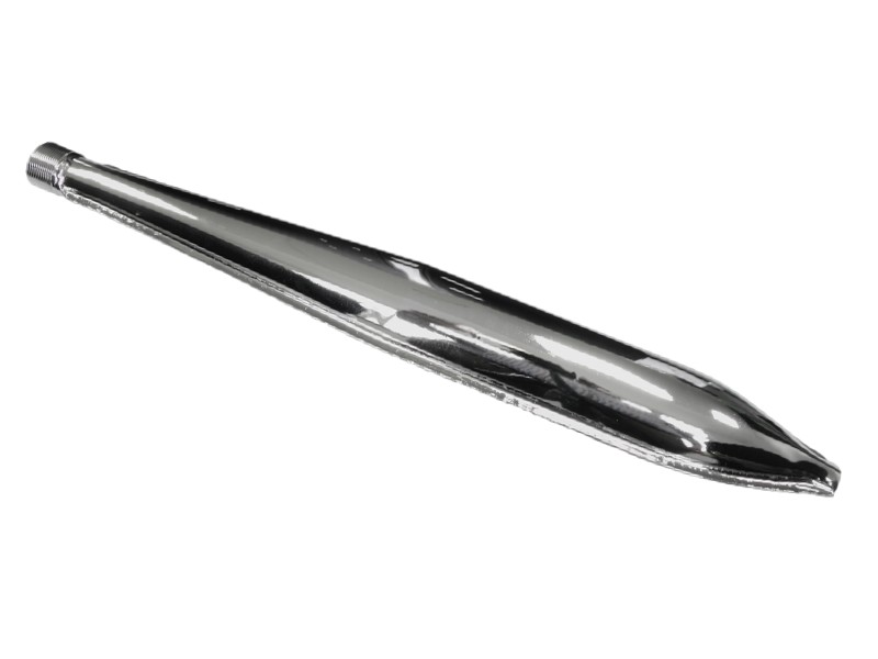 Muffler Romet-Komar, chrome