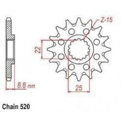 Pinion fata Beta '05-'25/ Gas Gas '21-25/ KTM '93-'25/ Husqvarna '14-'25 (12 dinti) (JTF1901.12) Enduro Expert 124812EE Pinion fata Beta '05-'25/ Gas Gas '21-25/ KTM '93-'25/ Husqvarna '14-'25 (12 dinti) (JTF1901.12) Enduro Expert 124812EE