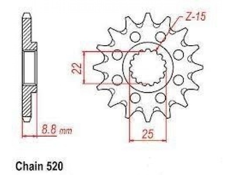 Pinion fata Beta '05-'25/ Gas Gas '21-25/ KTM '93-'25/ Husqvarna '14-'25 (14 dinti) (JTF1901.14) Enduro Expert 124814EE Pinion fata Beta '05-'25/ Gas Gas '21-25/ KTM '93-'25/ Husqvarna '14-'25 (14 dinti) (JTF1901.14) Enduro Expert 124814EE